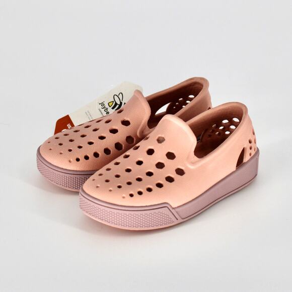 Joybees Slip On Skate Sneaker Pink Kids Size C9 NEW